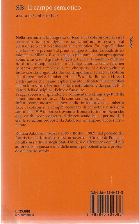 "Lo sviluppo della semiotica"