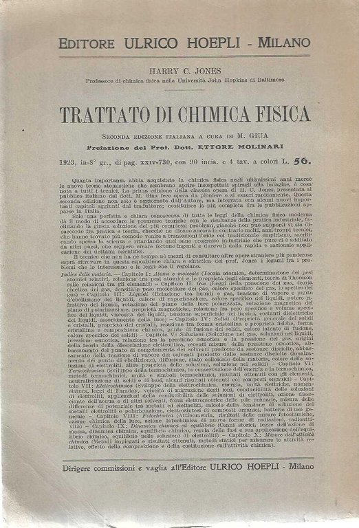 "Le nuove teorie atomiche e la costruzione della materia"