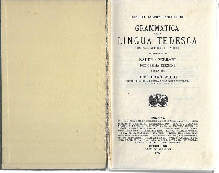 "Grammatica tedesca"