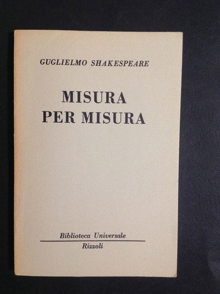 MISURA PER MISURA