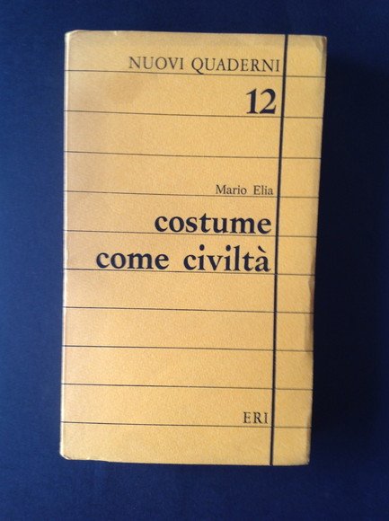 COSTUME COME CIVILTA'