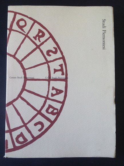 STUDI PIEMONTESI NOVEMBRE 1998, VOL. XXVII, FASC. 2