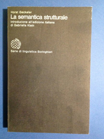 LA SEMANTICA STRUTTURALE