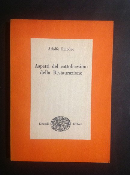 ASPETTI DEL CATTOLICESIMO DELLA RESTAURAZIONE