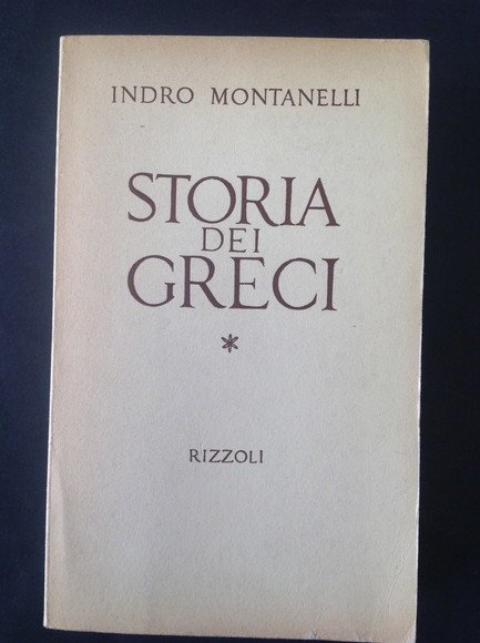 STORIA DEI GRECI