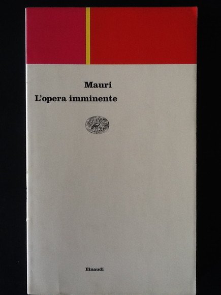 L'OPERA IMMINENTE DIARIO DI UN CRITICO