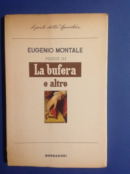 LA BUFERA E ALTRO POESIE III