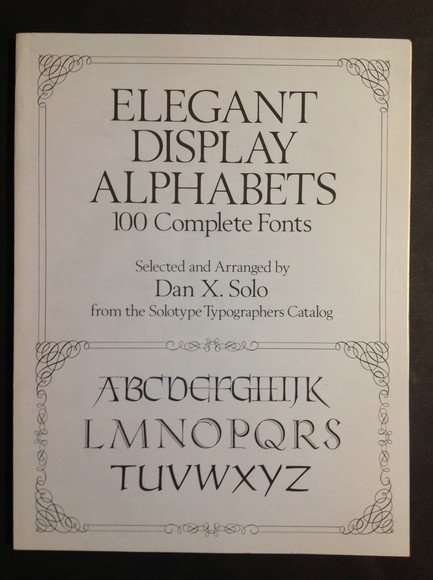 ELEGANT DISPLAY ALPHABETS 100 COMPLETE FONTS