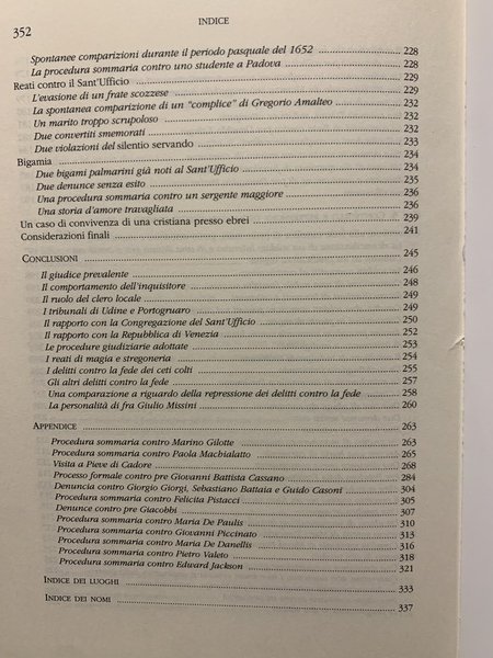 L'ATTIVITA' DELL'INQUISITORE FRA GIULIO MISSINI IN FRIULI (1645 - 1653): …