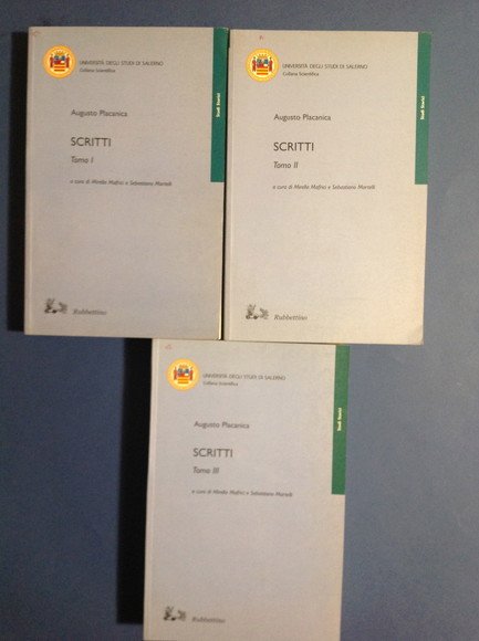 SCRITTI - TOMO I, II, III