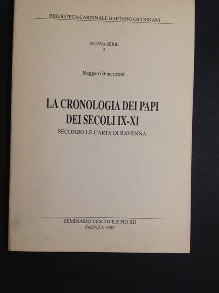 LA CRONOLOGIA DEI PAPI DEI SECOLI IX - XI SECONDO …