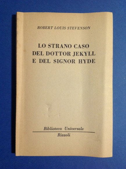 LO STRANO CASO DEL DOTTOR JEKYLL E DEL SIGNOR HYDE