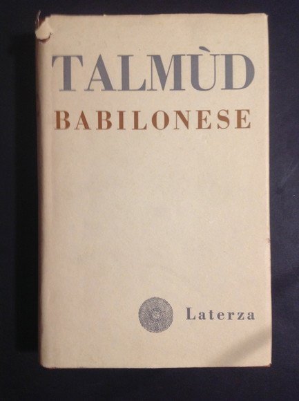 TALMUD BABILONESE TRATTATO DELLE BENEDIZIONI