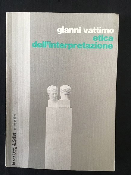 ETICA DELL'INTERPRETAZIONE