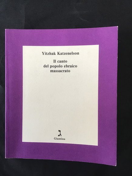 IL CANTO DEL POPOLO EBRAICO MASSACRATO