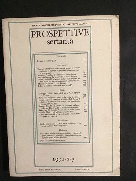 PROSPETTIVE SETTANTA 1984 - 4