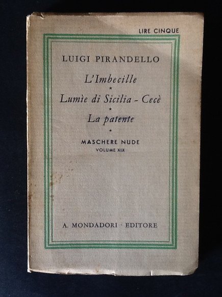 L'IMBECILLE - LUMIE DI SICILIA - CECE' - LA PATENTE …