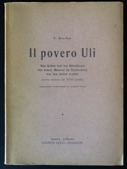 IL POVERO ULI DAS LEBEN UND DIE ABENTHEUER DES ARMEN … | Immagine principale