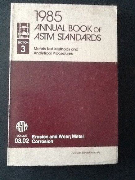 1985 ANNUAL BOOK OF ASTM STANDARDS - SECTION 3 METALS …