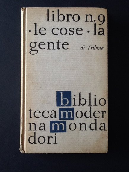 LIBRO N. 9 - LE COSE - LA GENTE TESTO …