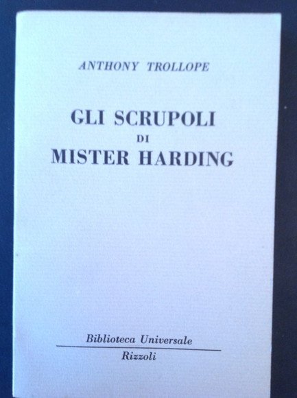 GLI SCRUPOLI DI MISTER HARDING