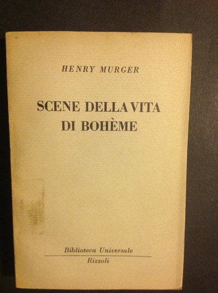 SCENE DELLA VITA DI BOHEME