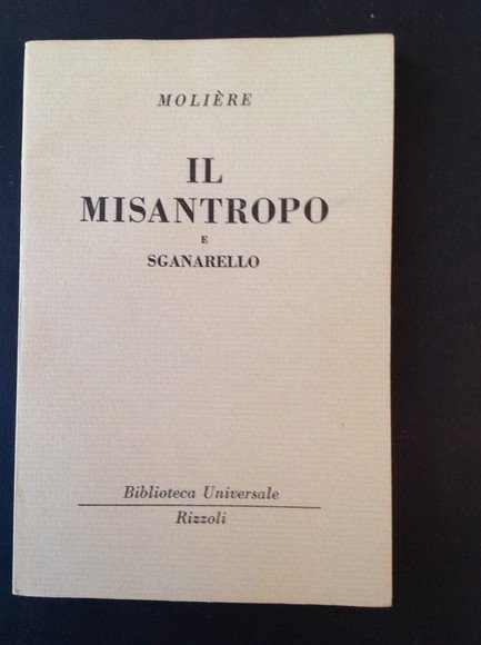 IL MISANTROPO E SGANARELLO