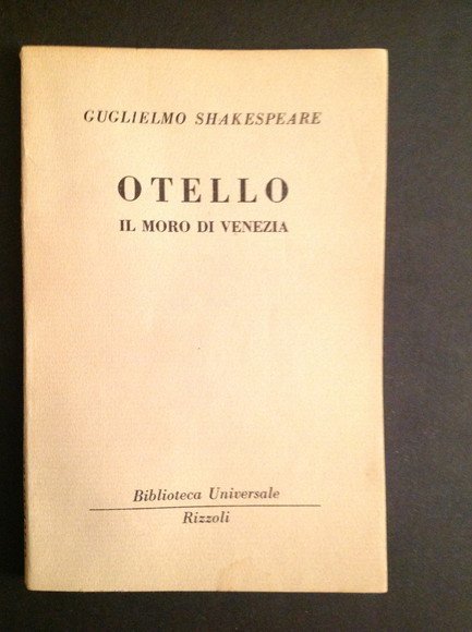 OTELLO IL MORO DI VENEZIA