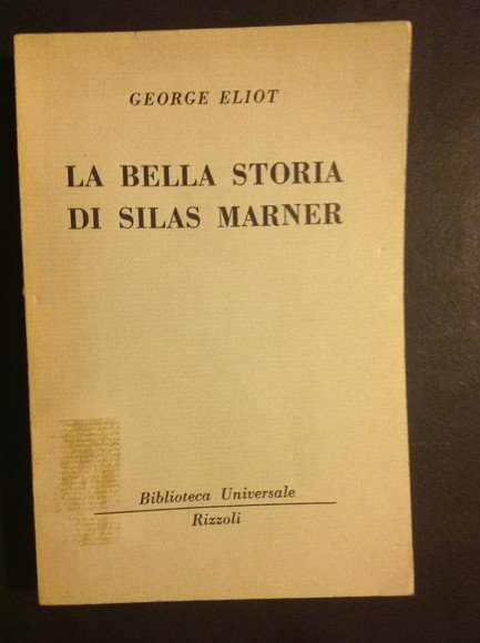 LA BELLA STORIA DI SILAS MARNER