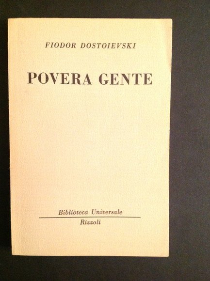 POVERA GENTE