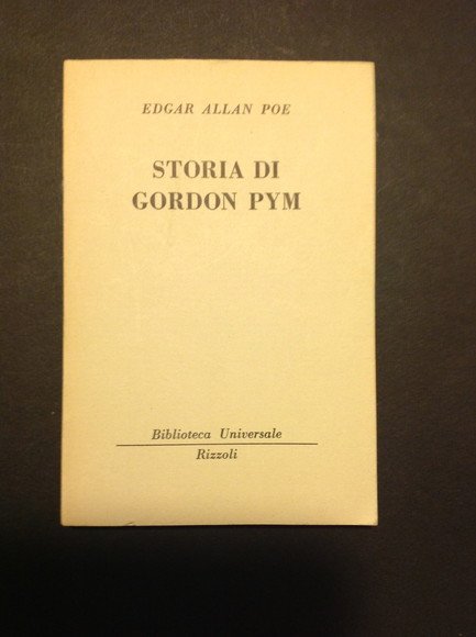 STORIA DI GORDON PYM