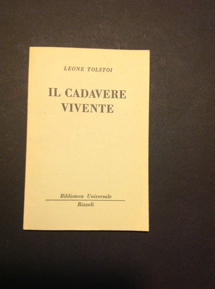 IL CADAVERE VIVENTE