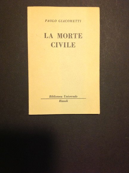 LA MORTE CIVILE