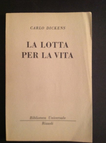 LA LOTTA PER LA VITA