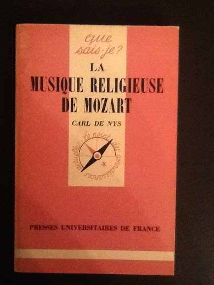 LA MUSIQUE RELIGIEUSE DE MOZART