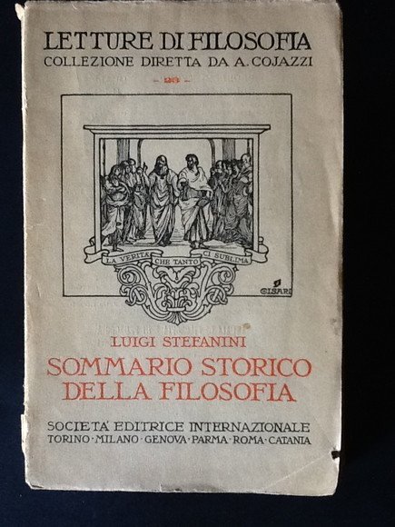 SOMMARIO STORICO DELLA FILOSOFIA