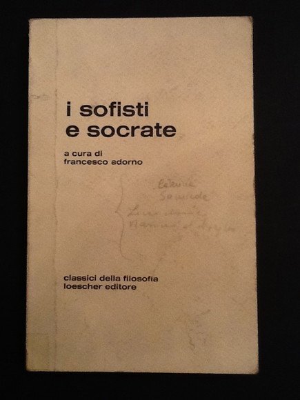 I SOFISTI E SOCRATE