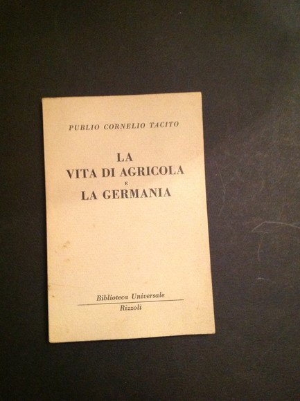LA VITA DI AGRICOLA E LA GERMANIA | Immagine principale