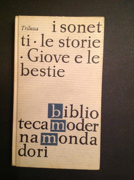 I SONETTI - LE STORIE - GIOVE E LE BESTIE