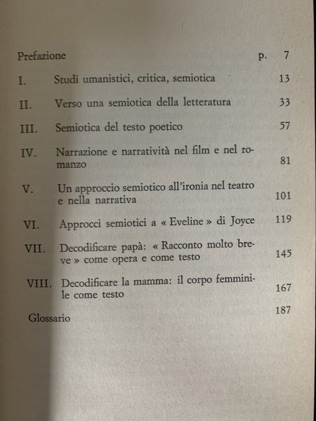SEMIOTICA E INTERPRETAZIONE