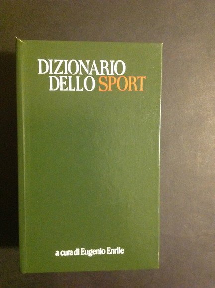 DIZIONARIO DELLO SPORT