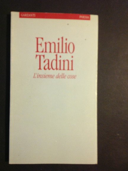 L'INSIEME DELLE COSE