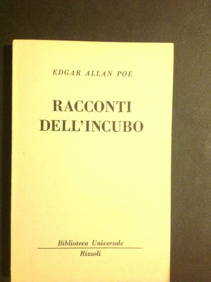 RACCONTI DELL'INCUBO