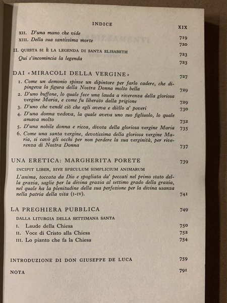 SCRITTORI DI RELIGIONE DEL TRECENTO. VOLGARIZZAMENTI - TOMO I, II, …