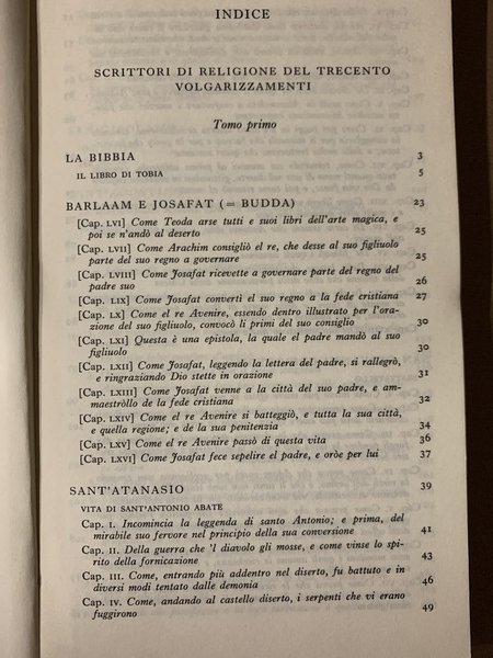 SCRITTORI DI RELIGIONE DEL TRECENTO. VOLGARIZZAMENTI - TOMO I, II, …
