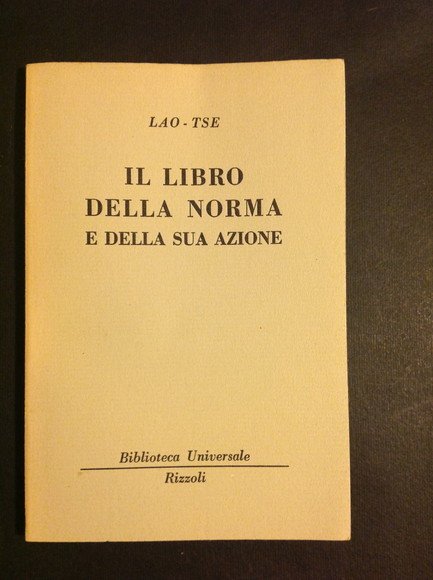 IL LIBRO DELLA NORMA E DELLA SUA AZIONE