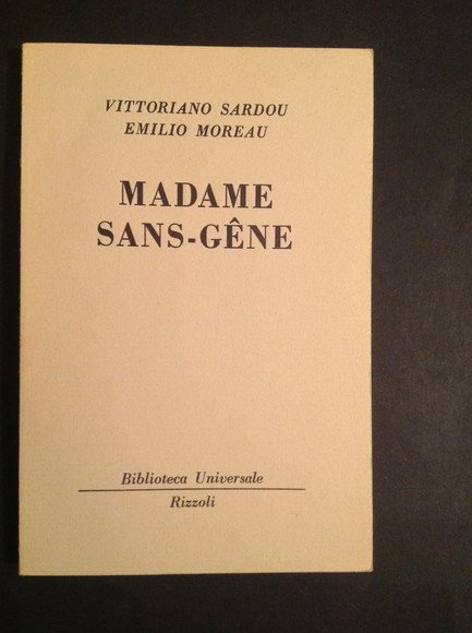 MADAME SANS-GENE