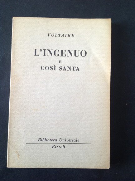 L'INGENUO E COSI' SANTA