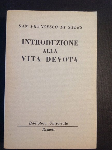 INTRODUZIONE ALLA VITA DEVOTA