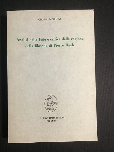 ANALISI DELLA FEDE E CRITICA DELLA RAGIONE NELLA FILOSOFIA DI …